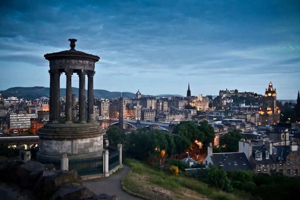 Edinburgh Dusk Cityscape